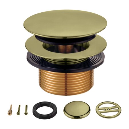 Kingston Brass TipToe Tub Drain Conversion Kit, Antique Brass KBU2003